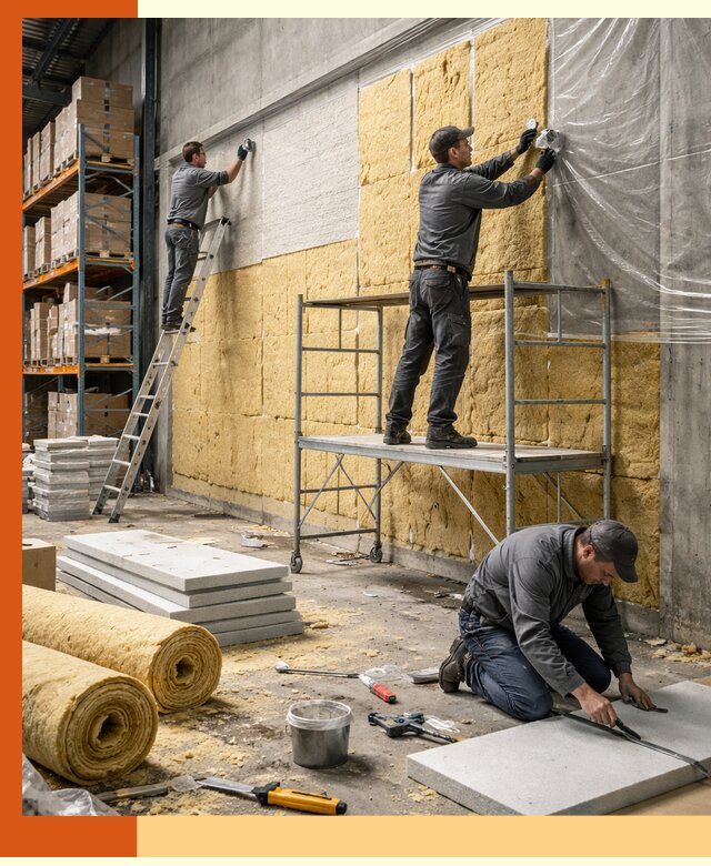 Утепление холодного склада под ключ в Вольске